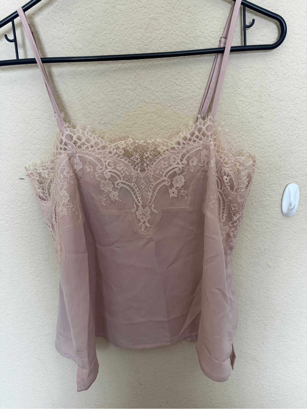 Lulu's Dusty Rose Lace-Trim Camisole